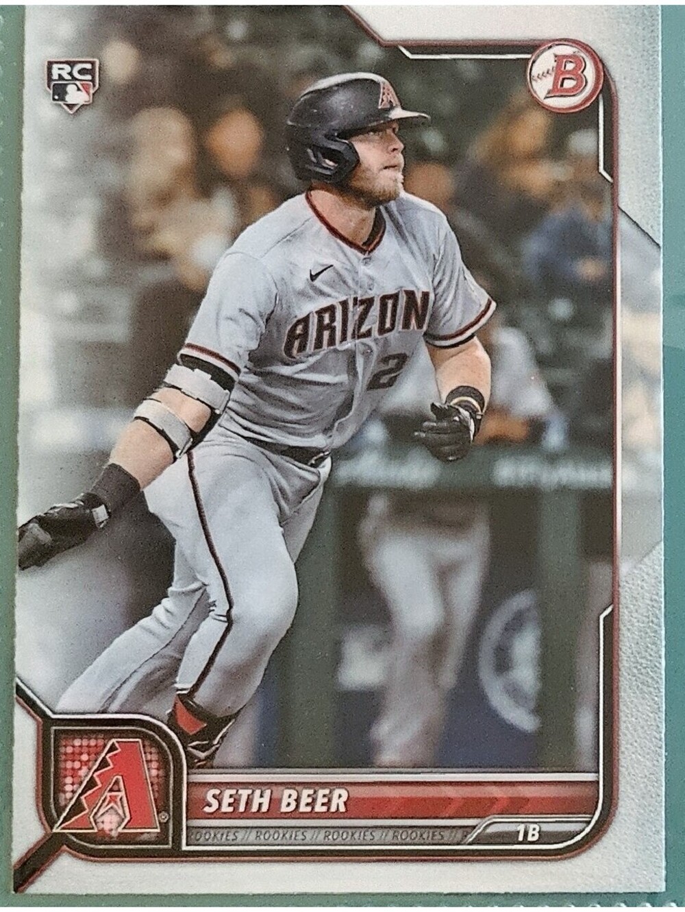Seth Beer RC 2022 Topps Bowman Baseball MLB Rookie Card #36 Arizona Diamondbacks